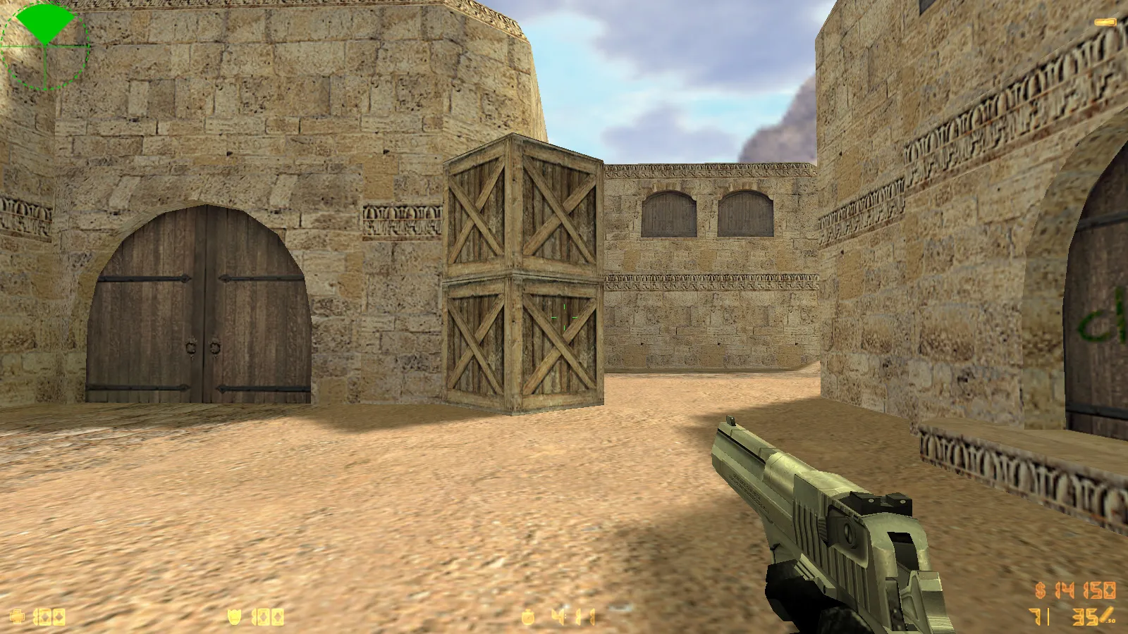 Скриншот  CS 1.6 SuperNova: черные скины, темное меню, оптимизированный конфиг и стабильный запуск