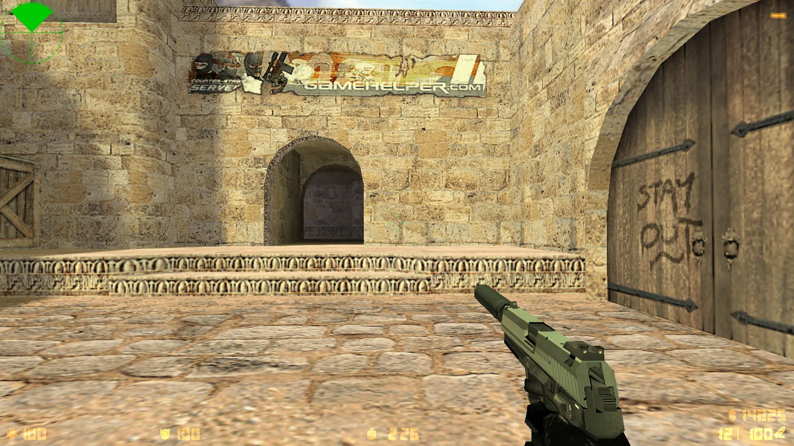 Скриншот  CS 1.6 SuperNova: черные скины, темное меню, оптимизированный конфиг и стабильный запуск