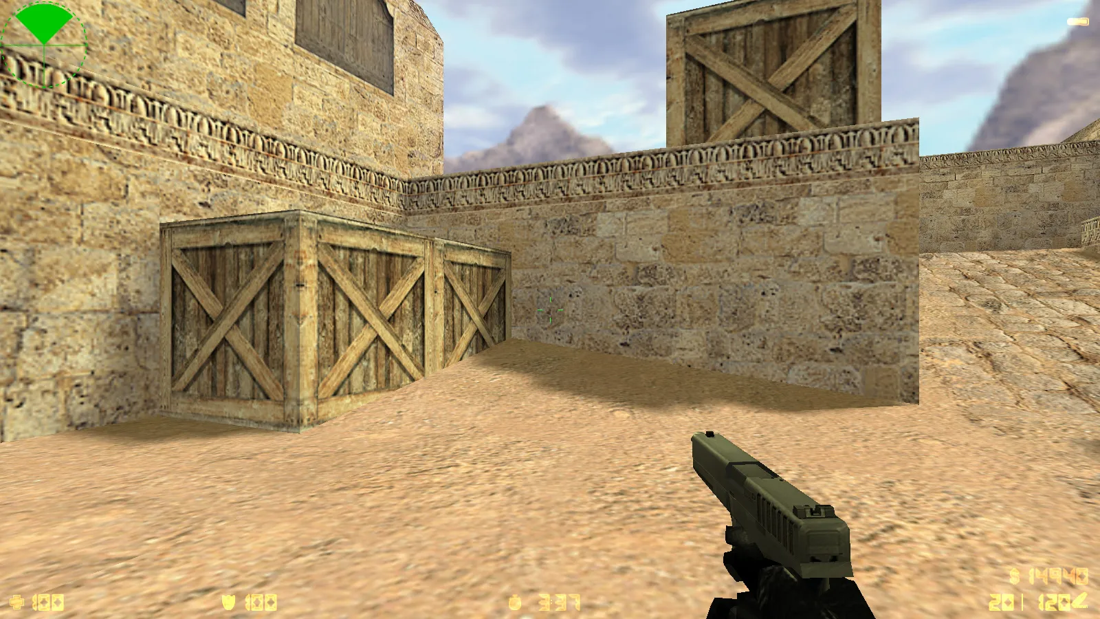 Скриншот  CS 1.6 SuperNova: черные скины, темное меню, оптимизированный конфиг и стабильный запуск