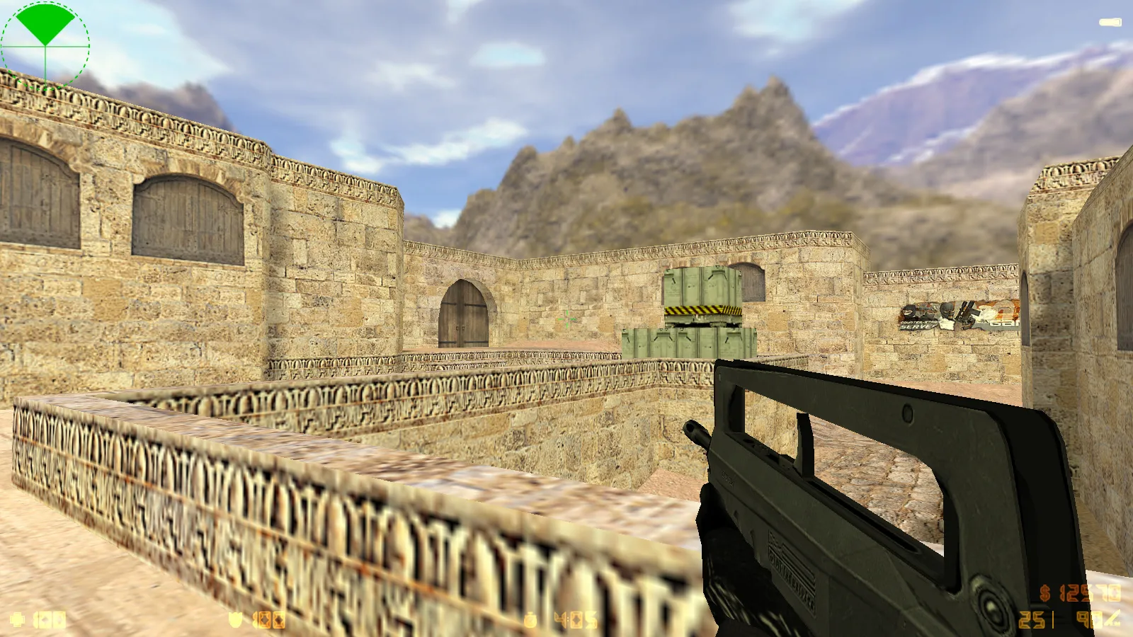 Скриншот  CS 1.6 SuperNova: черные скины, темное меню, оптимизированный конфиг и стабильный запуск