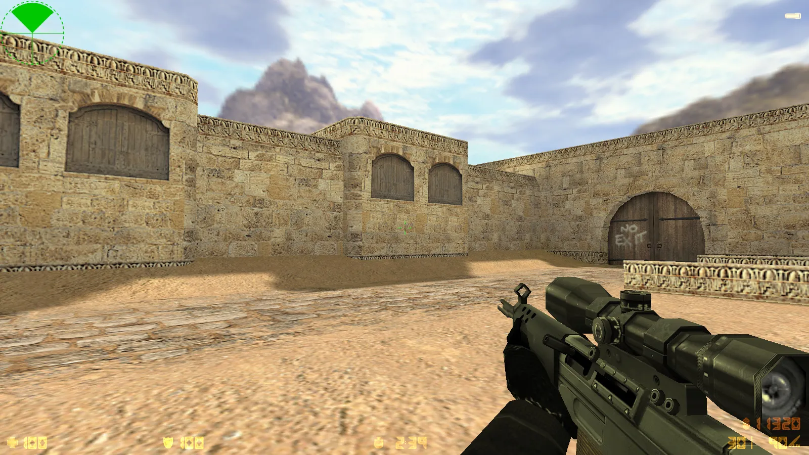 Скриншот  CS 1.6 SuperNova: черные скины, темное меню, оптимизированный конфиг и стабильный запуск