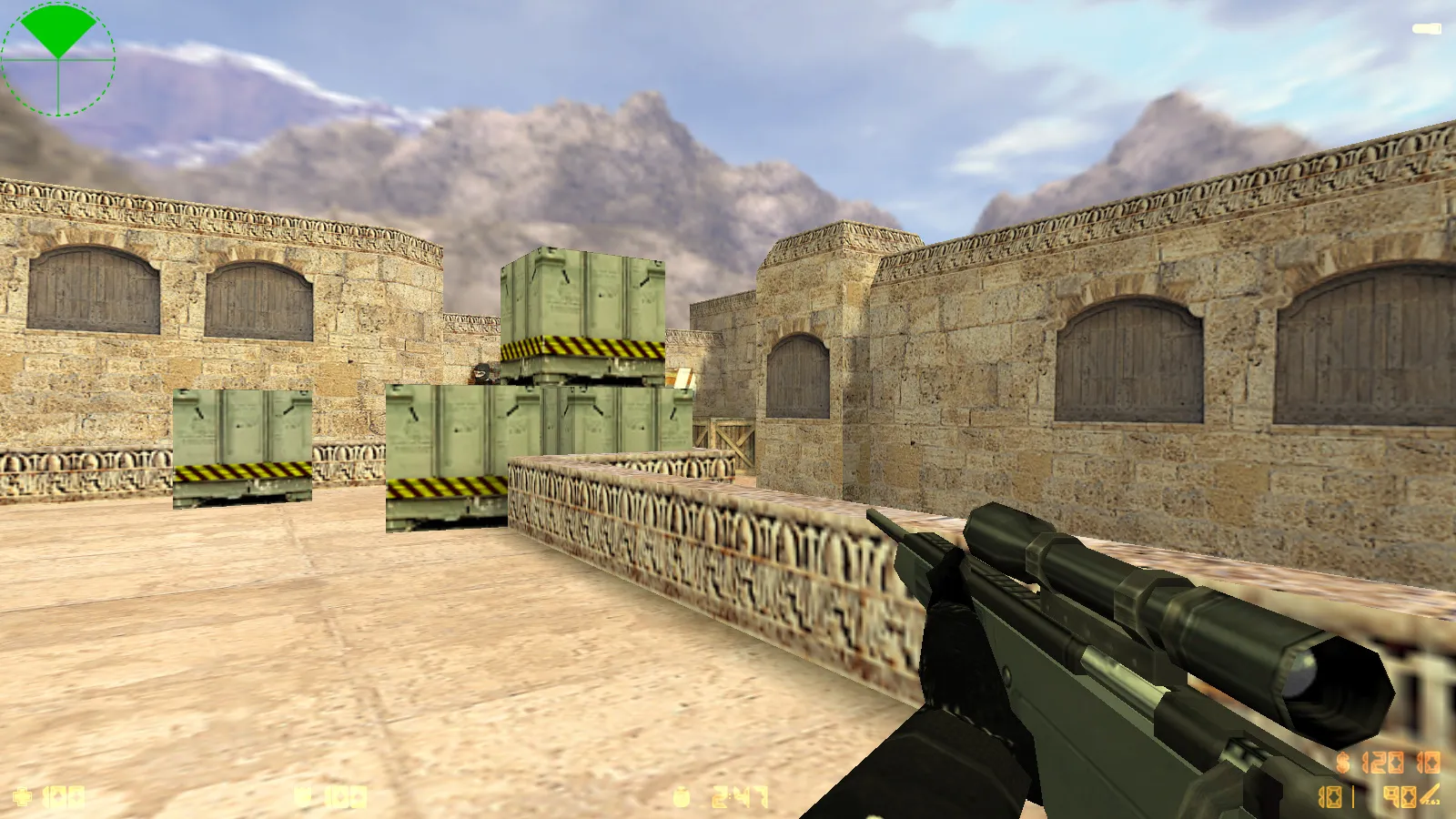 Скриншот  CS 1.6 SuperNova: черные скины, темное меню, оптимизированный конфиг и стабильный запуск