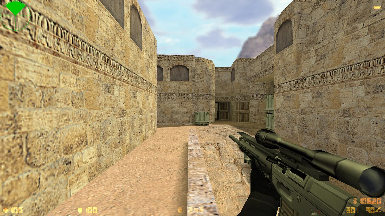 Скриншот  CS 1.6 SuperNova: черные скины, темное меню, оптимизированный конфиг и стабильный запуск