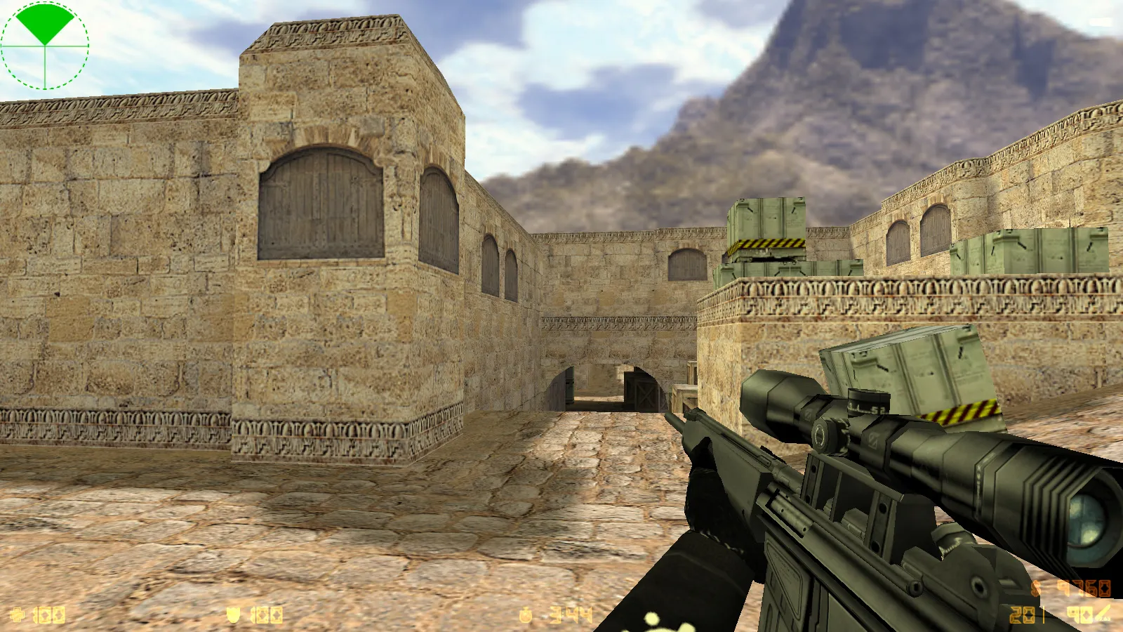 Скриншот  CS 1.6 SuperNova: черные скины, темное меню, оптимизированный конфиг и стабильный запуск