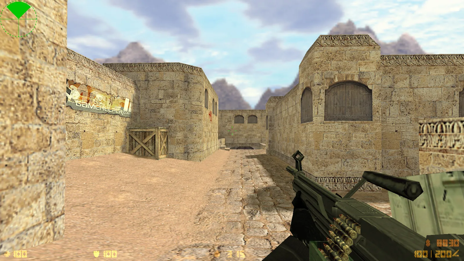 Скриншот  CS 1.6 SuperNova: черные скины, темное меню, оптимизированный конфиг и стабильный запуск