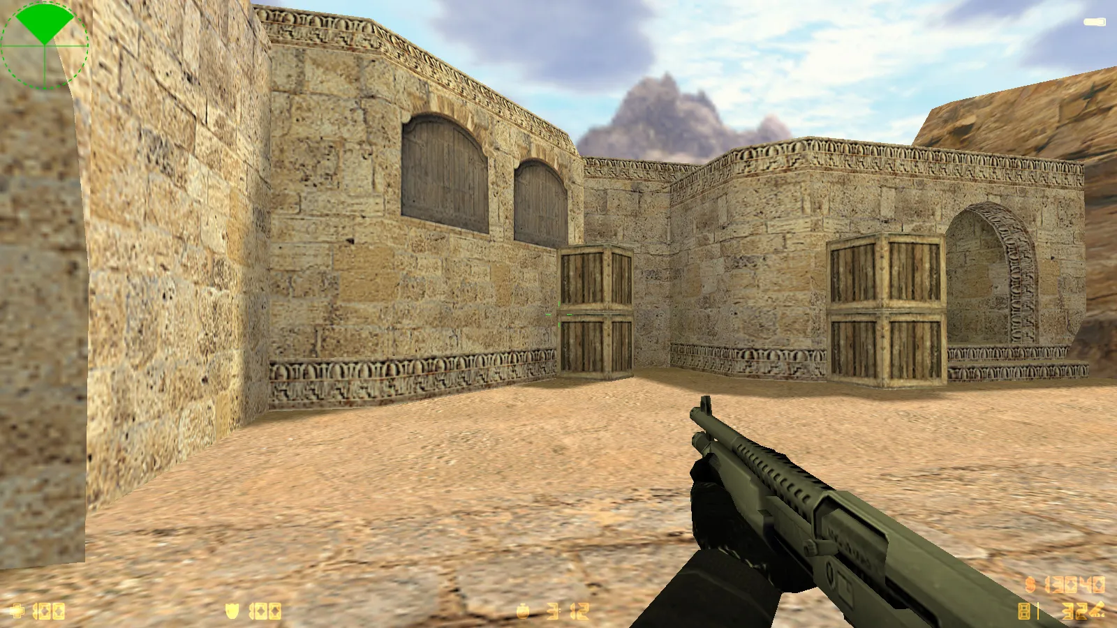 Скриншот  CS 1.6 SuperNova: черные скины, темное меню, оптимизированный конфиг и стабильный запуск