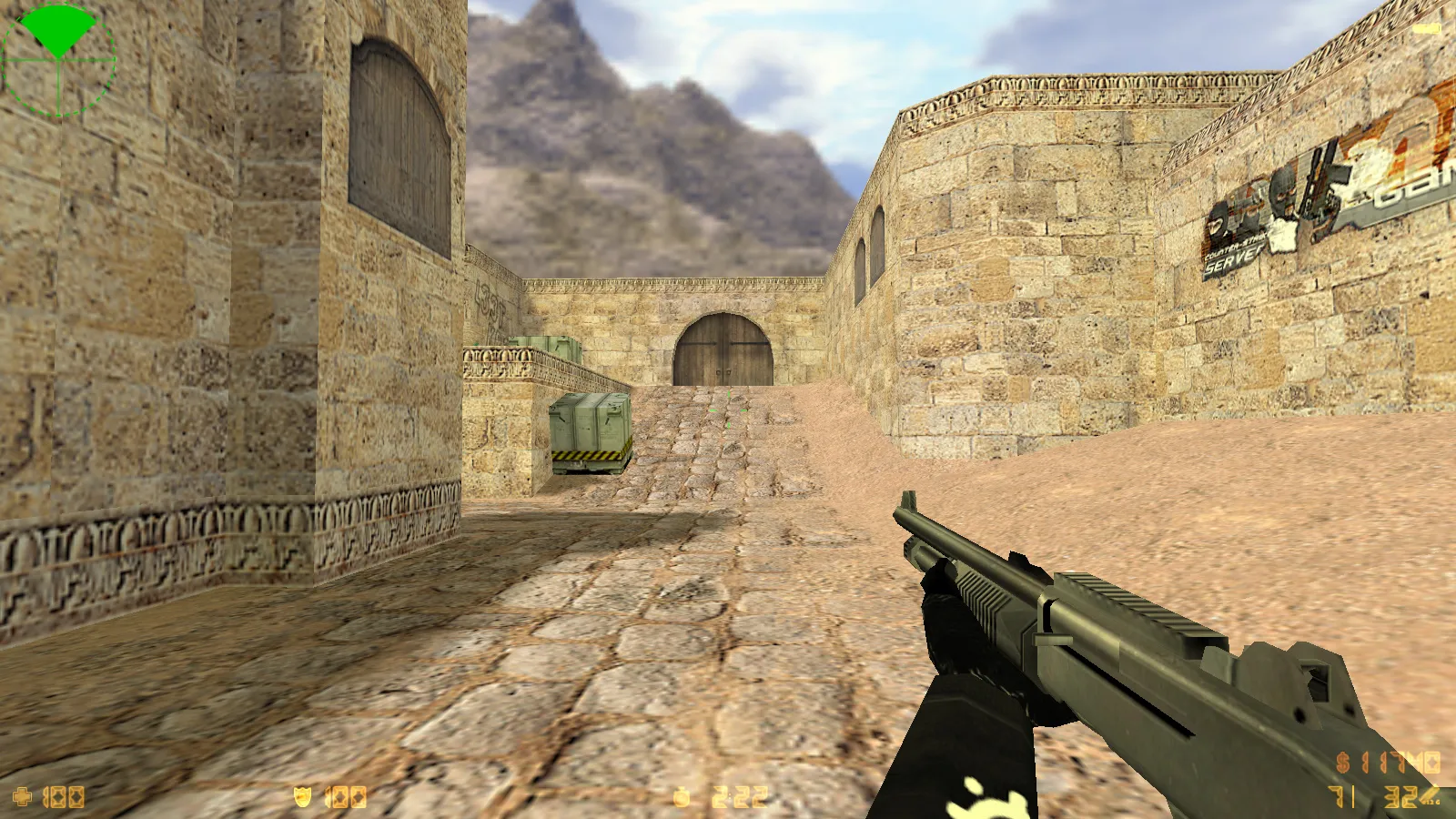 Скриншот  CS 1.6 SuperNova: черные скины, темное меню, оптимизированный конфиг и стабильный запуск