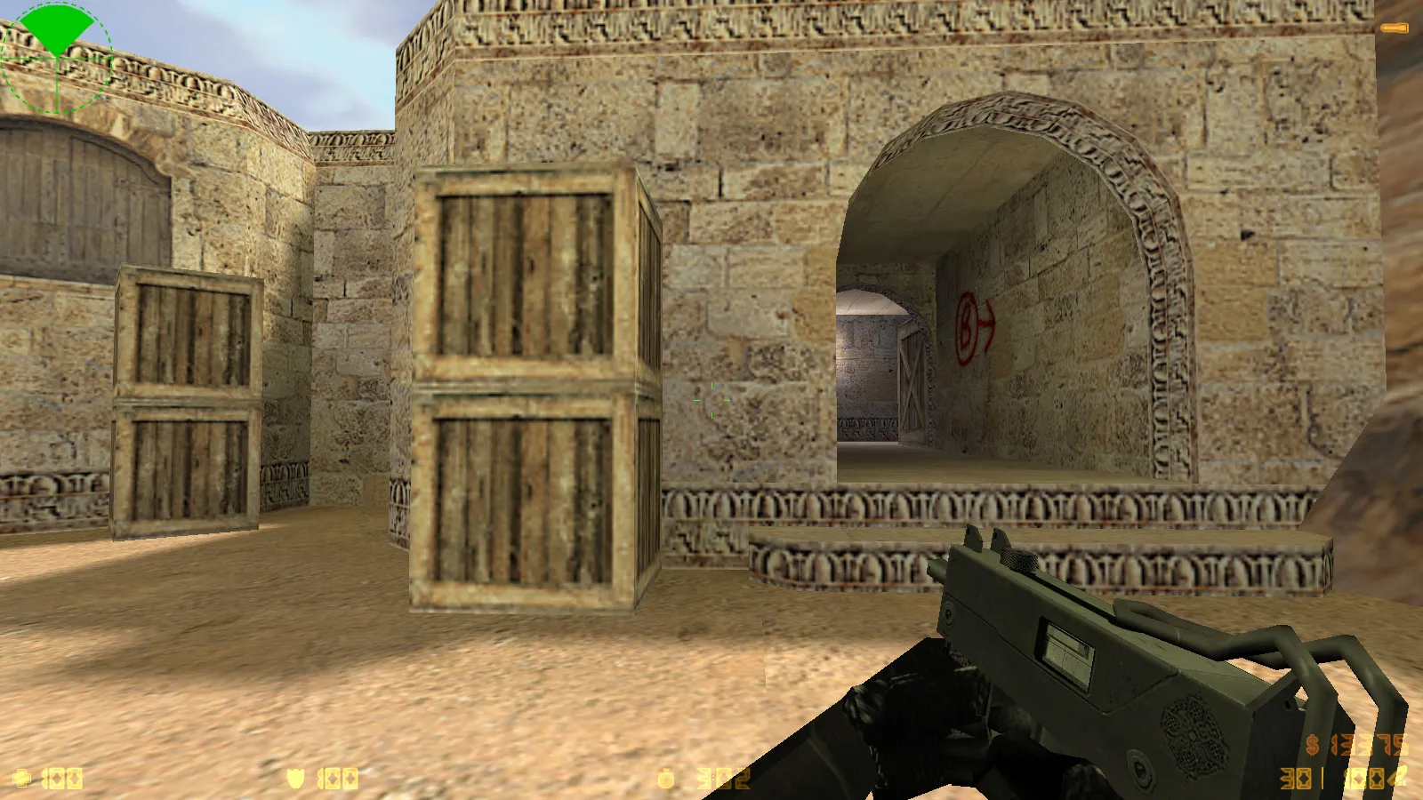 Скриншот  CS 1.6 SuperNova: черные скины, темное меню, оптимизированный конфиг и стабильный запуск