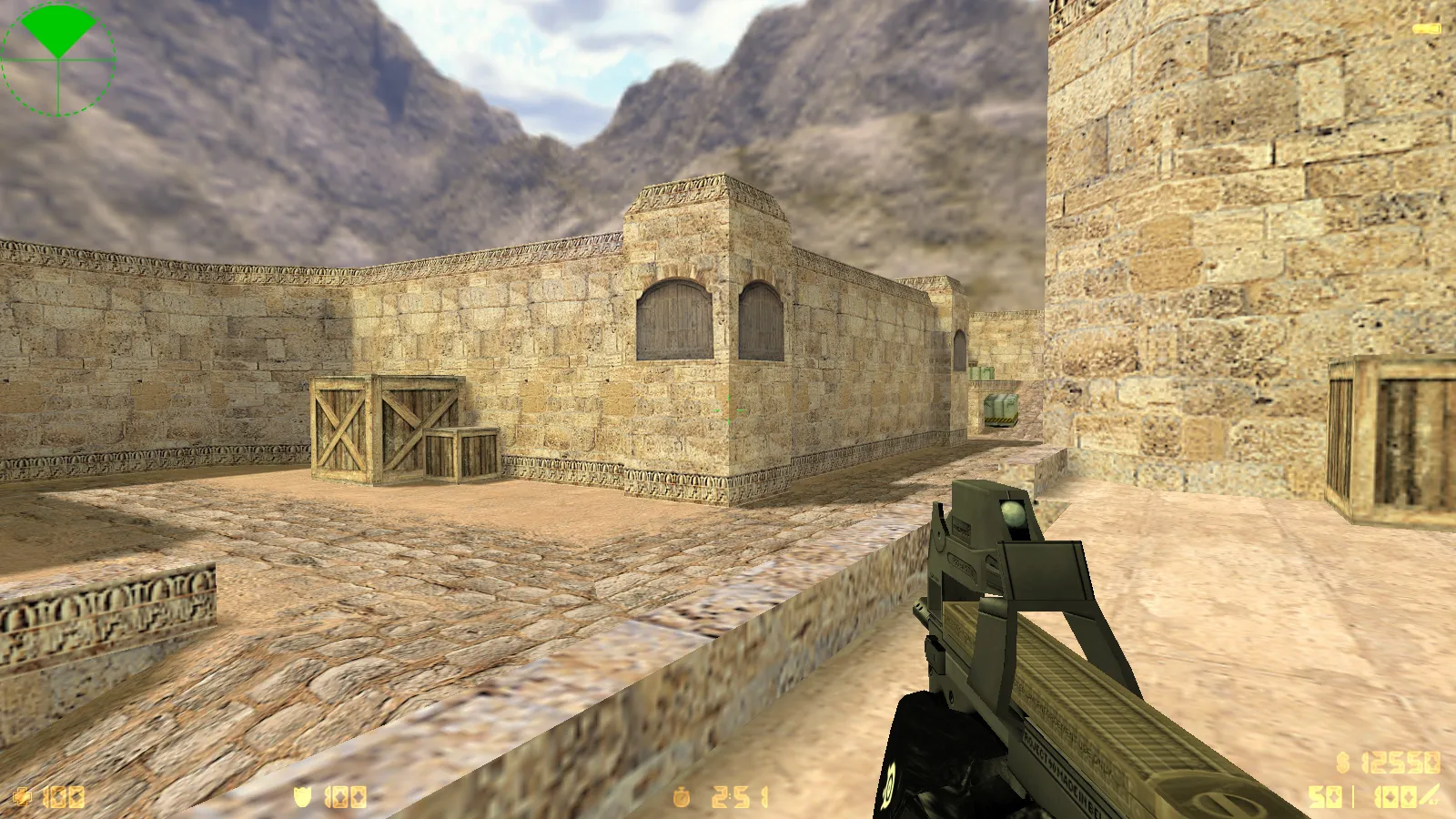 Скриншот  CS 1.6 SuperNova: черные скины, темное меню, оптимизированный конфиг и стабильный запуск