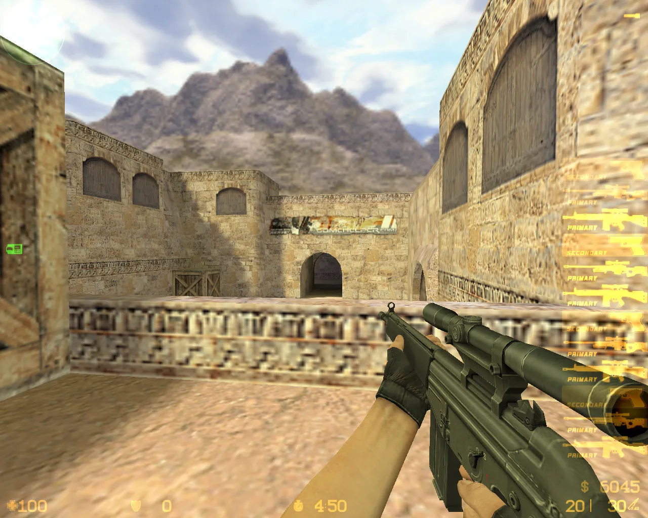 Скриншот  CS 1.6 «Супергерои» — комикс-моды, спецназ против террористов, HUD и звуки, темная тема меню и оптимизированный конфиг