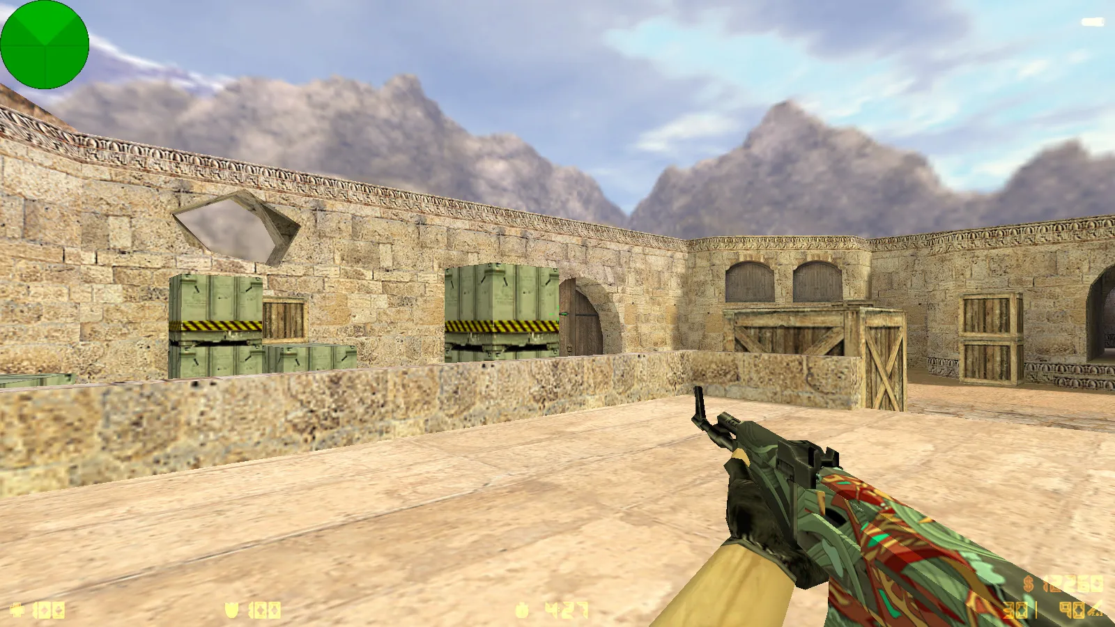 Скриншот CS 1.6 от Sw1zzY: блогерская сборка с 7 правками, скины v_/p_/w_ и оптимизированным конфигом