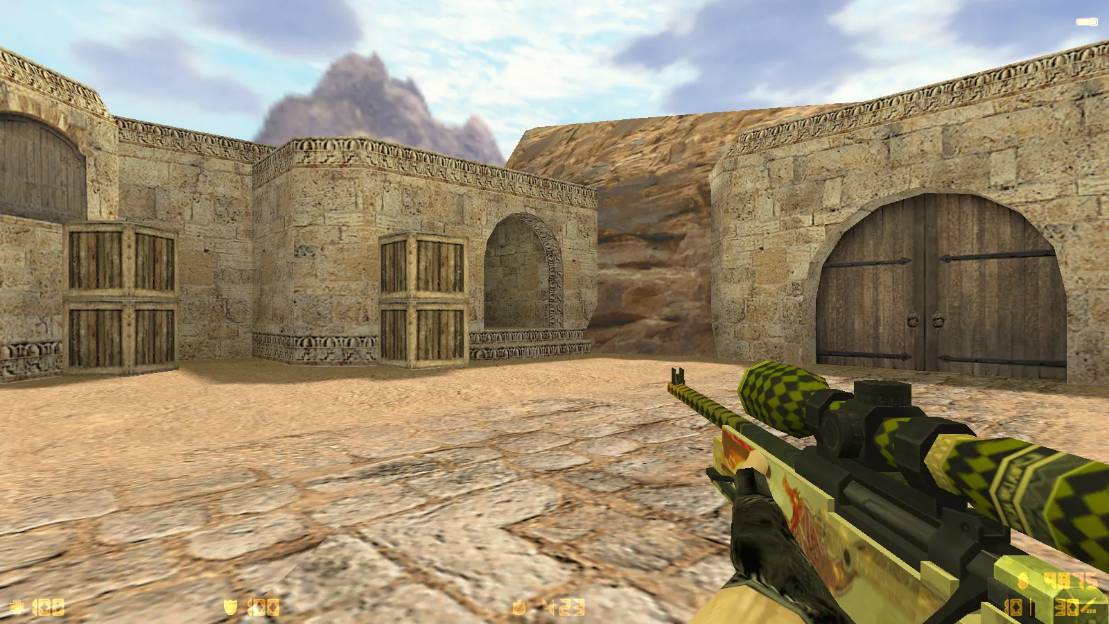 Скриншот  CS 1.6 от Sw1zzY: блогерская сборка с 7 правками, скины v_/p_/w_ и оптимизированным конфигом