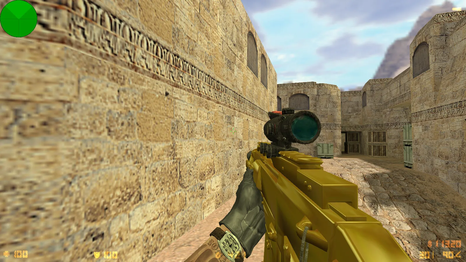 Скриншот  CS 1.6 TF2 сборка: оружие v_/p_/w_ модели, TF2 скины игроков, темная тема меню и фон, звуки и значок запуска