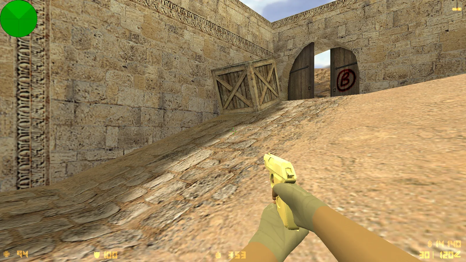 Скриншот  CS 1.6 TF2 сборка: оружие v_/p_/w_ модели, TF2 скины игроков, темная тема меню и фон, звуки и значок запуска