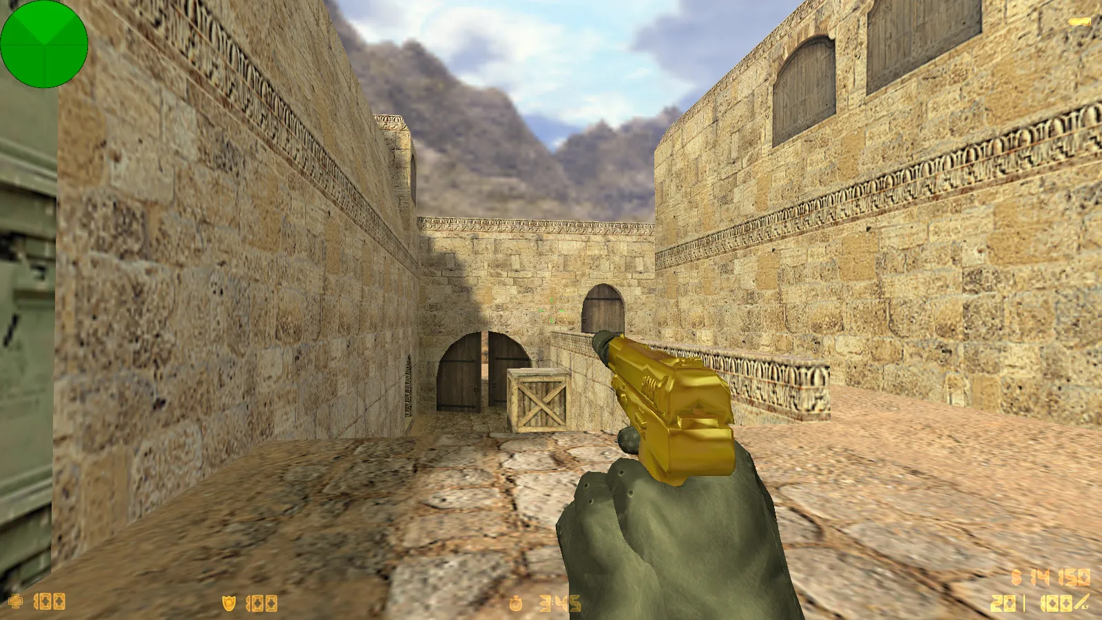 Скриншот  CS 1.6 TF2 сборка: оружие v_/p_/w_ модели, TF2 скины игроков, темная тема меню и фон, звуки и значок запуска