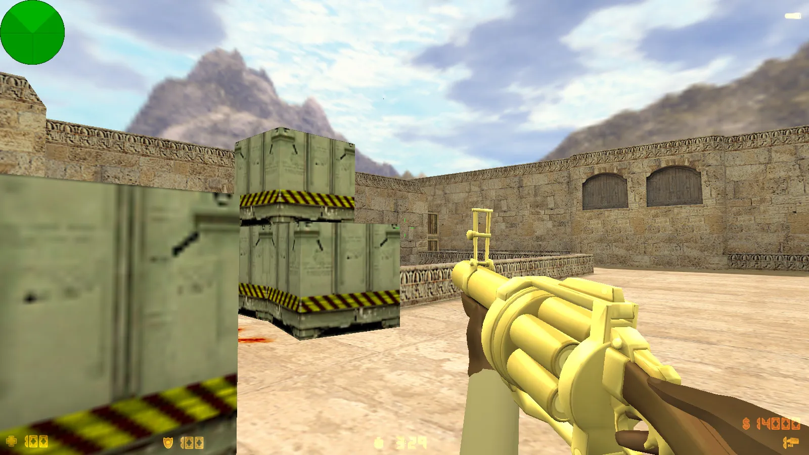 Скриншот  CS 1.6 TF2 сборка: оружие v_/p_/w_ модели, TF2 скины игроков, темная тема меню и фон, звуки и значок запуска