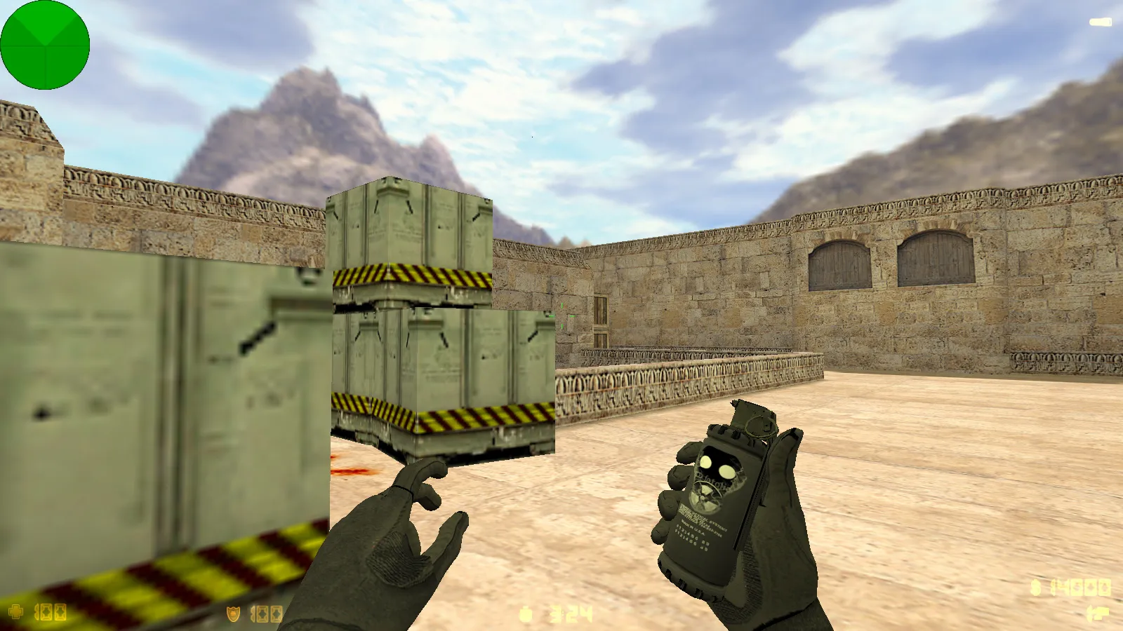 Скриншот  CS 1.6 TF2 сборка: оружие v_/p_/w_ модели, TF2 скины игроков, темная тема меню и фон, звуки и значок запуска