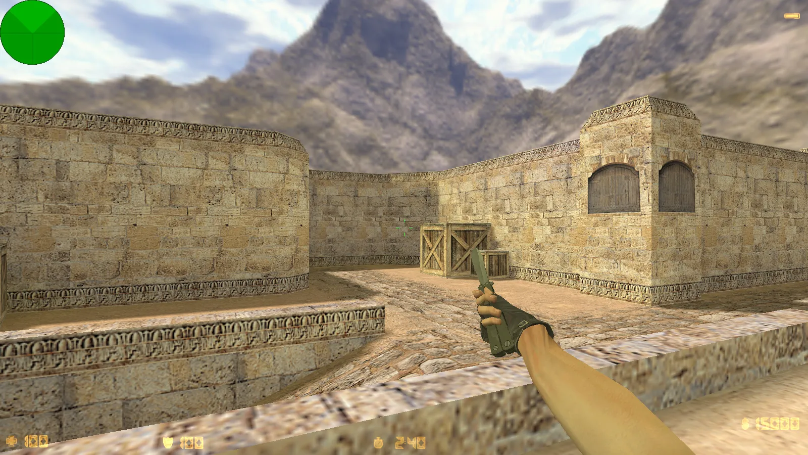 Скриншот  CS 1.6 TF2 сборка: оружие v_/p_/w_ модели, TF2 скины игроков, темная тема меню и фон, звуки и значок запуска