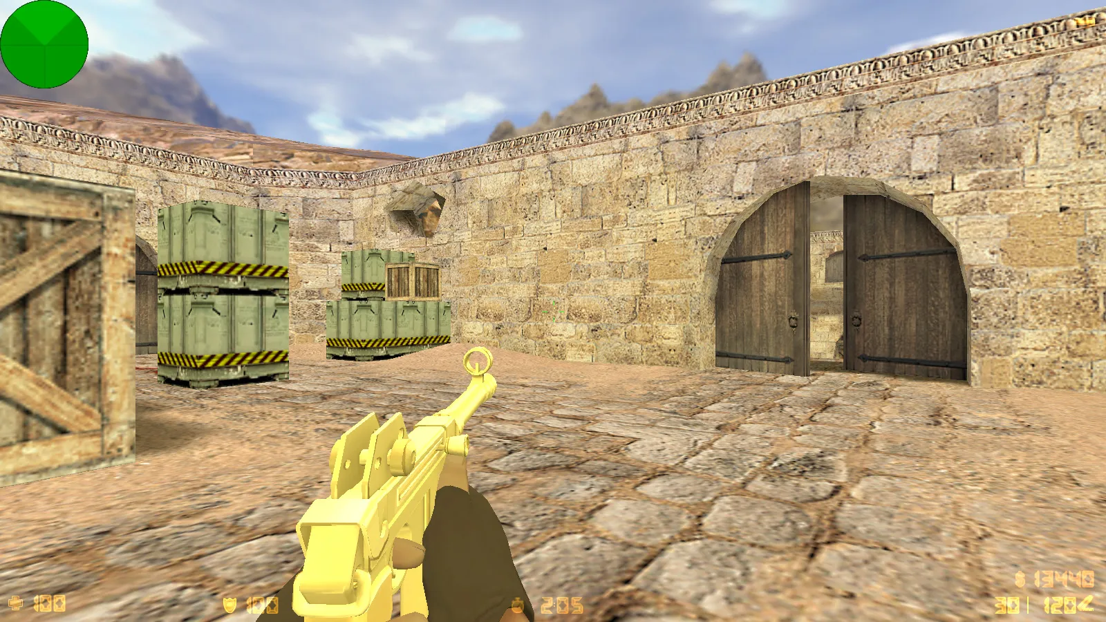 Скриншот  CS 1.6 TF2 сборка: оружие v_/p_/w_ модели, TF2 скины игроков, темная тема меню и фон, звуки и значок запуска