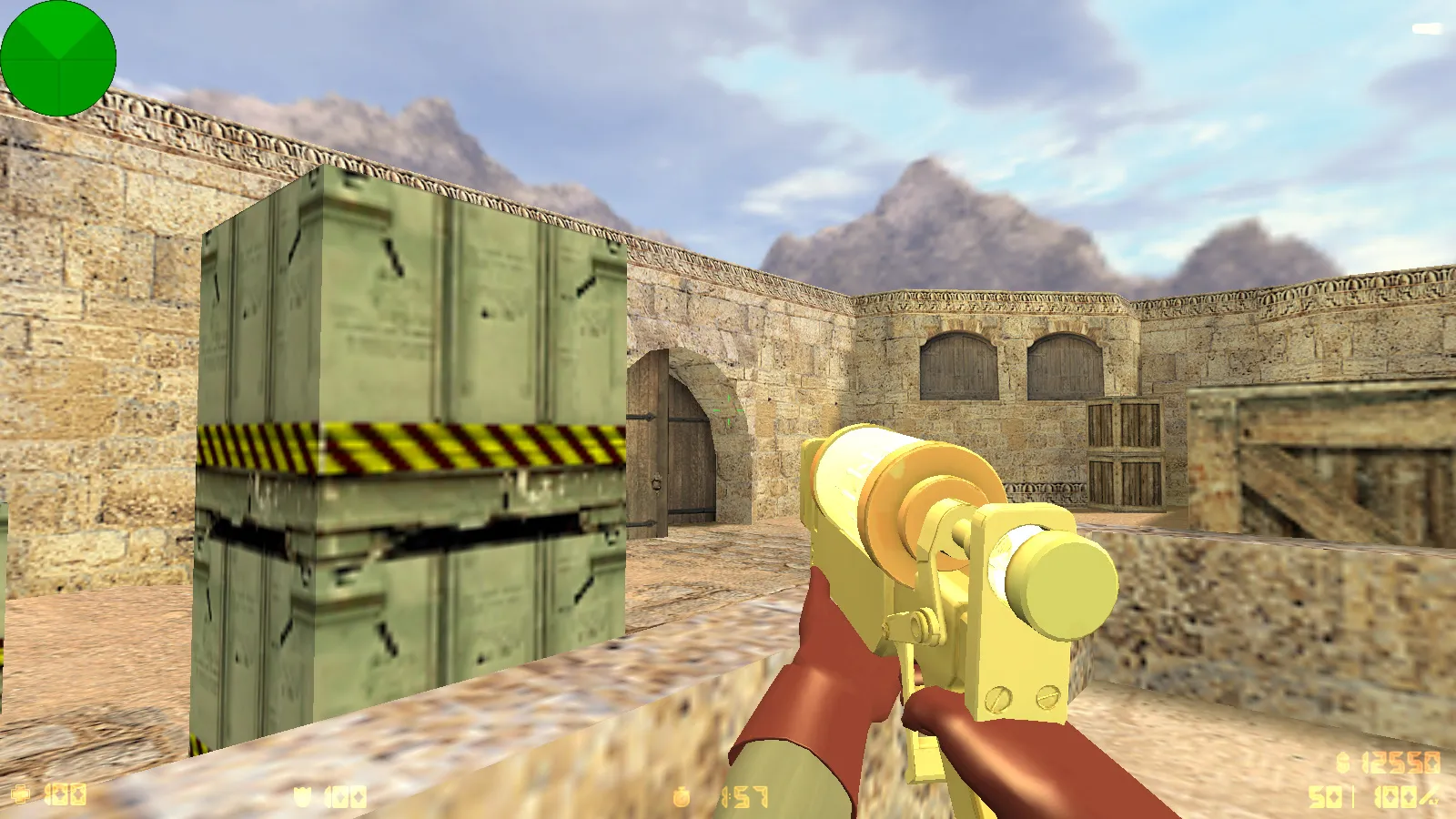 Скриншот  CS 1.6 TF2 сборка: оружие v_/p_/w_ модели, TF2 скины игроков, темная тема меню и фон, звуки и значок запуска