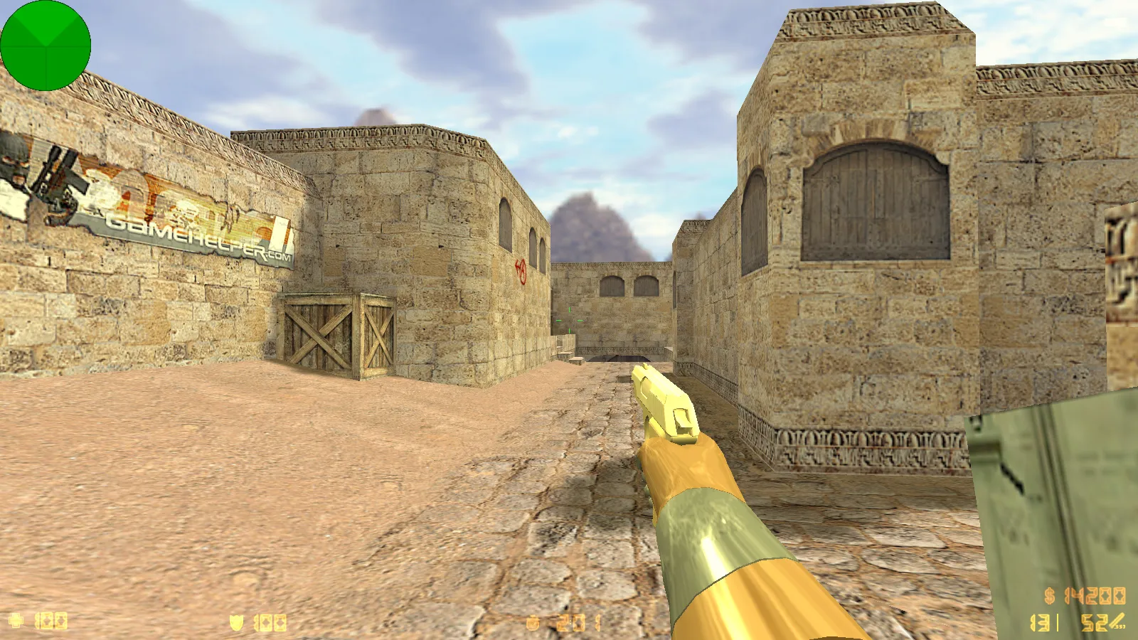 Скриншот  CS 1.6 TF2 сборка: оружие v_/p_/w_ модели, TF2 скины игроков, темная тема меню и фон, звуки и значок запуска