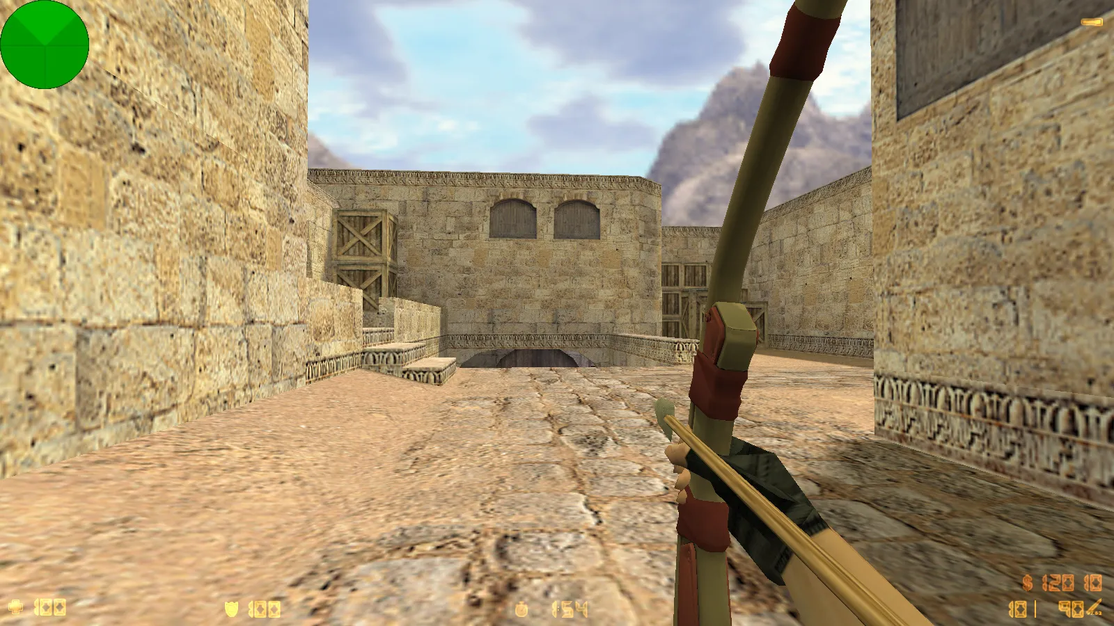 Скриншот  CS 1.6 TF2 сборка: оружие v_/p_/w_ модели, TF2 скины игроков, темная тема меню и фон, звуки и значок запуска