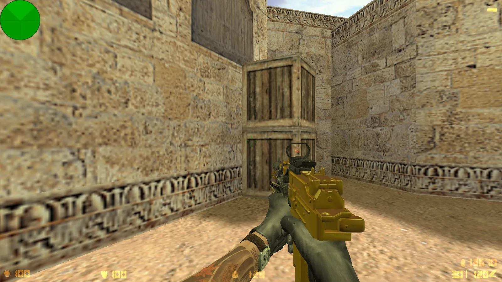 Скриншот  CS 1.6 TF2 сборка: оружие v_/p_/w_ модели, TF2 скины игроков, темная тема меню и фон, звуки и значок запуска