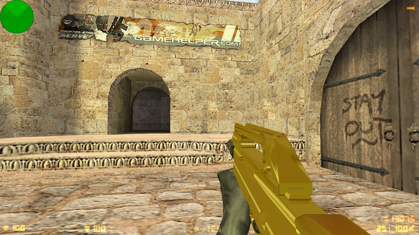 Скриншот  CS 1.6 TF2 сборка: оружие v_/p_/w_ модели, TF2 скины игроков, темная тема меню и фон, звуки и значок запуска