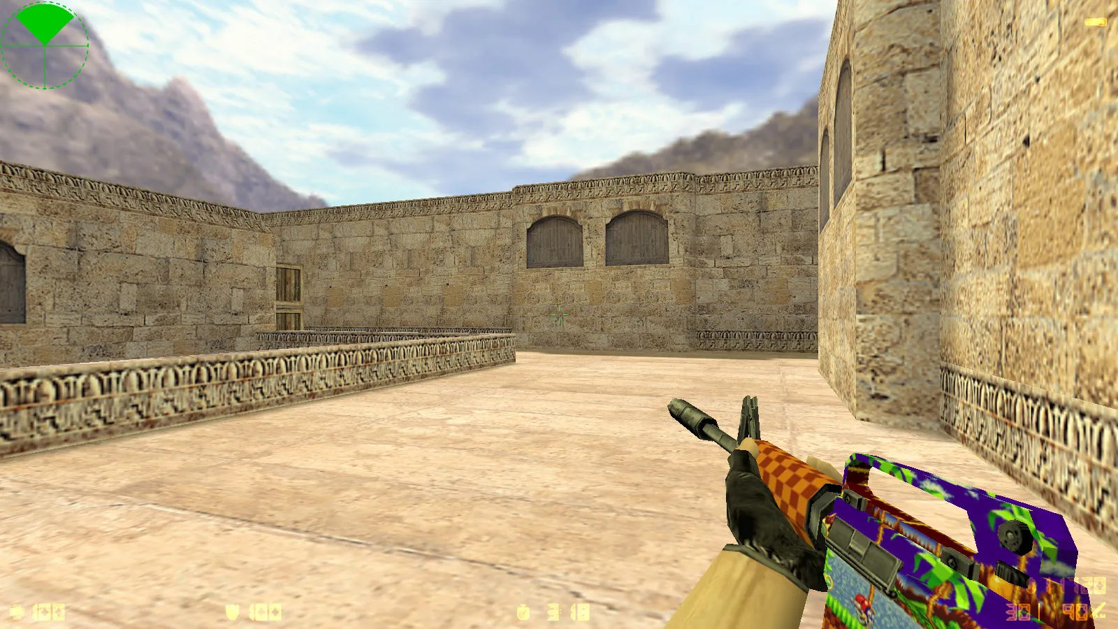 Скриншот CS 1.6 Tactical Assault: тематическая сборка с SONIC-скинами, темным меню, звуками и оптимизированным конфигом