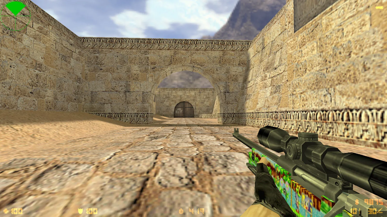 Скриншот  CS 1.6 Tactical Assault: тематическая сборка с SONIC-скинами, темным меню, звуками и оптимизированным конфигом