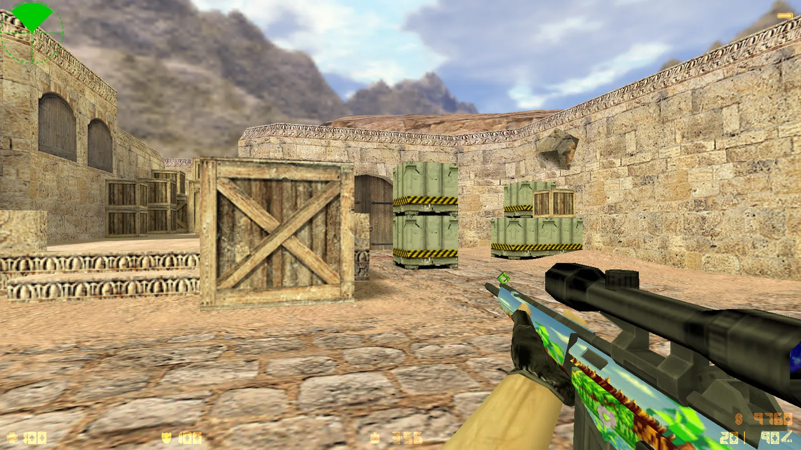 Скриншот  CS 1.6 Tactical Assault: тематическая сборка с SONIC-скинами, темным меню, звуками и оптимизированным конфигом