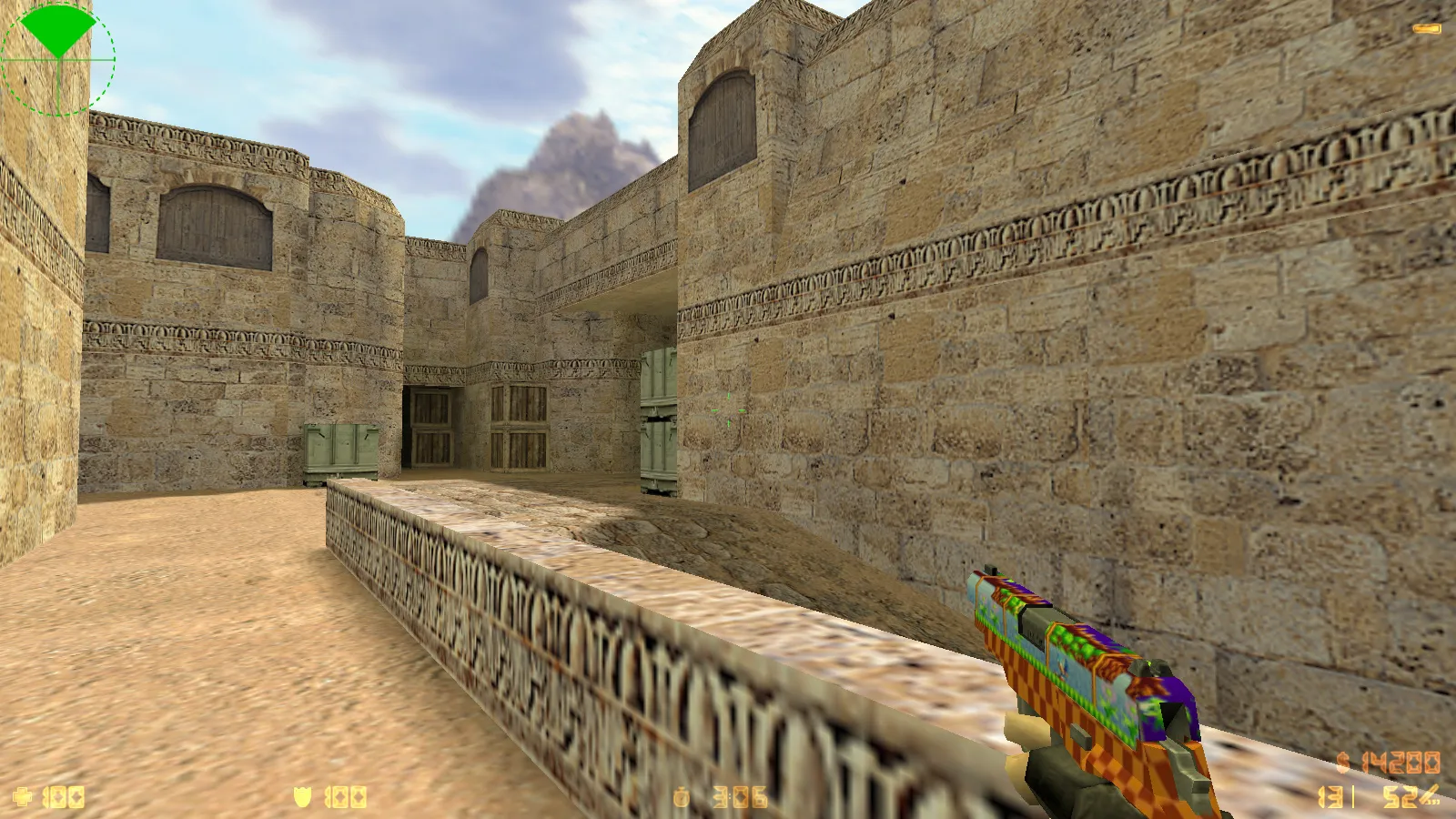 Скриншот  CS 1.6 Tactical Assault: тематическая сборка с SONIC-скинами, темным меню, звуками и оптимизированным конфигом