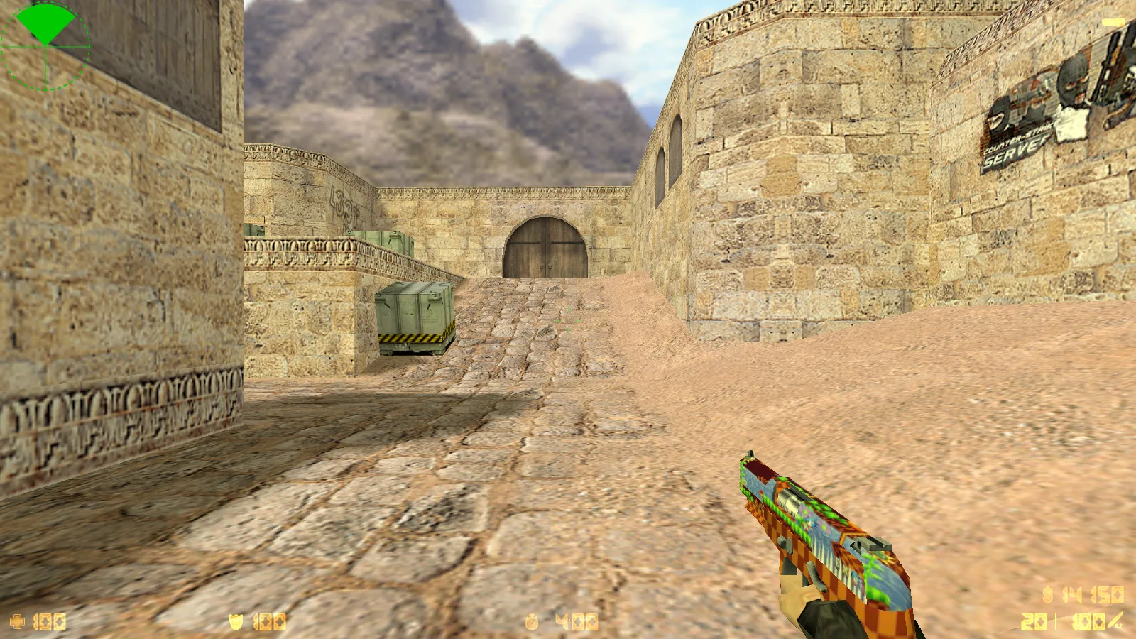 Скриншот  CS 1.6 Tactical Assault: тематическая сборка с SONIC-скинами, темным меню, звуками и оптимизированным конфигом