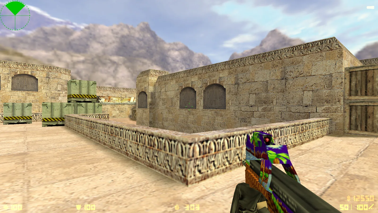 Скриншот  CS 1.6 Tactical Assault: тематическая сборка с SONIC-скинами, темным меню, звуками и оптимизированным конфигом