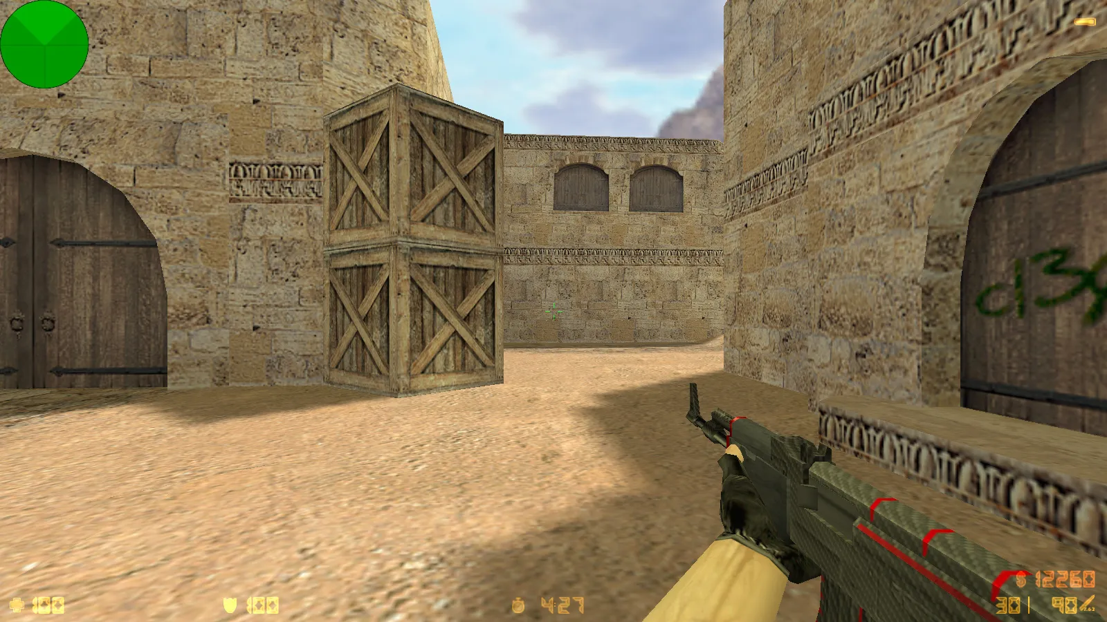 Скриншот CS 1.6 от TEDR0: блогерская сборка с 6 модами, скины оружия, правки моделей, меню звуки и оптимизированный config.cfg