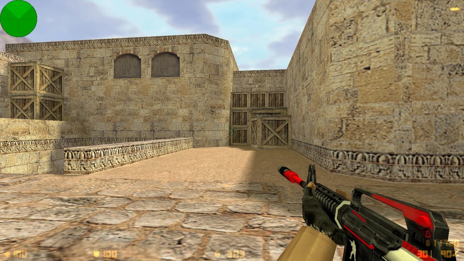 Скриншот CS 1.6 от TEDR0: блогерская сборка с 6 модами, скины оружия, правки моделей, меню звуки и оптимизированный config.cfg