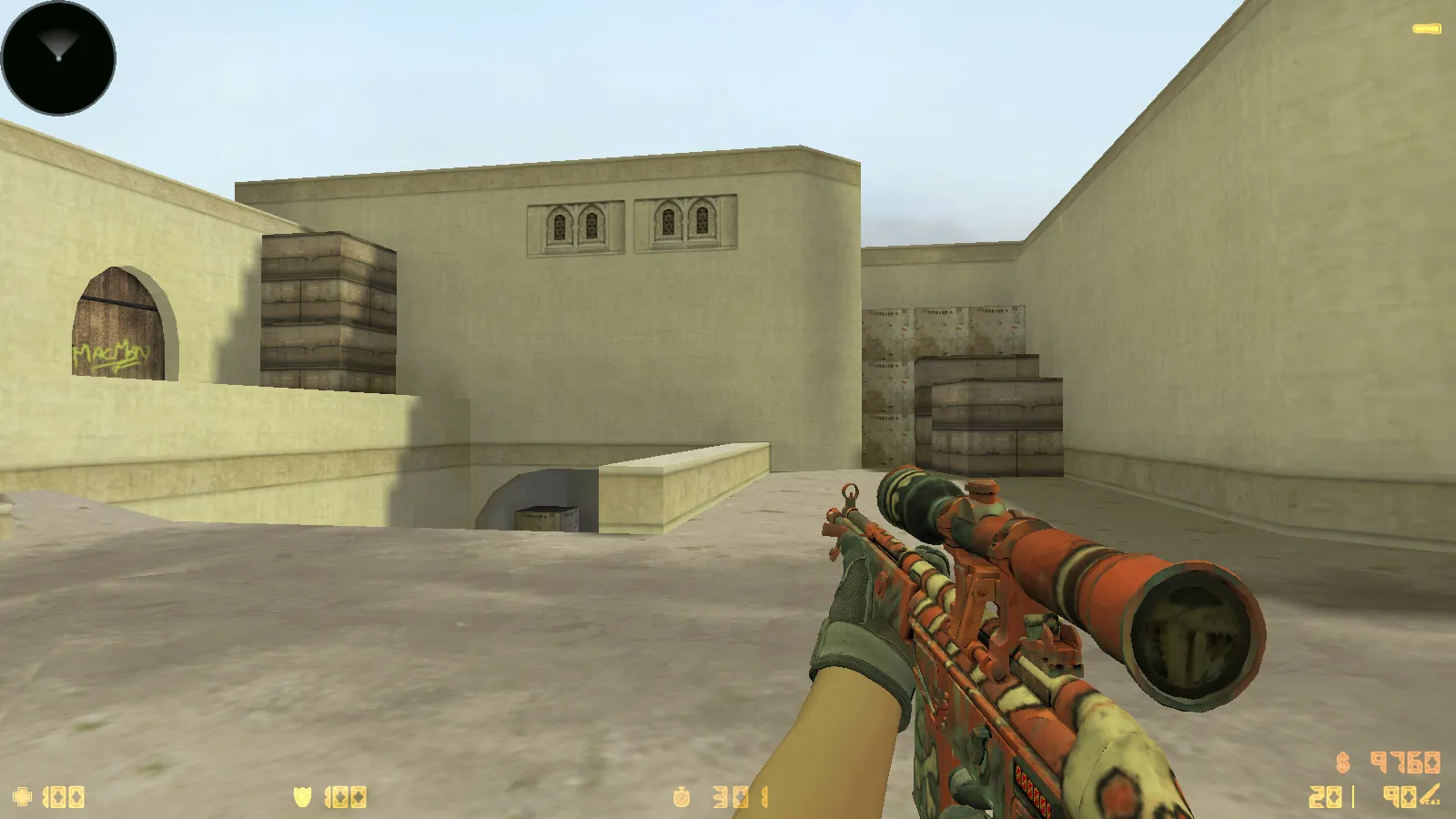 Скриншот  CS 1.6 Remastered от TheAmonDit: 12 обновлений, скины, звуки, оптимизированный config.cfg и стабильный запуск