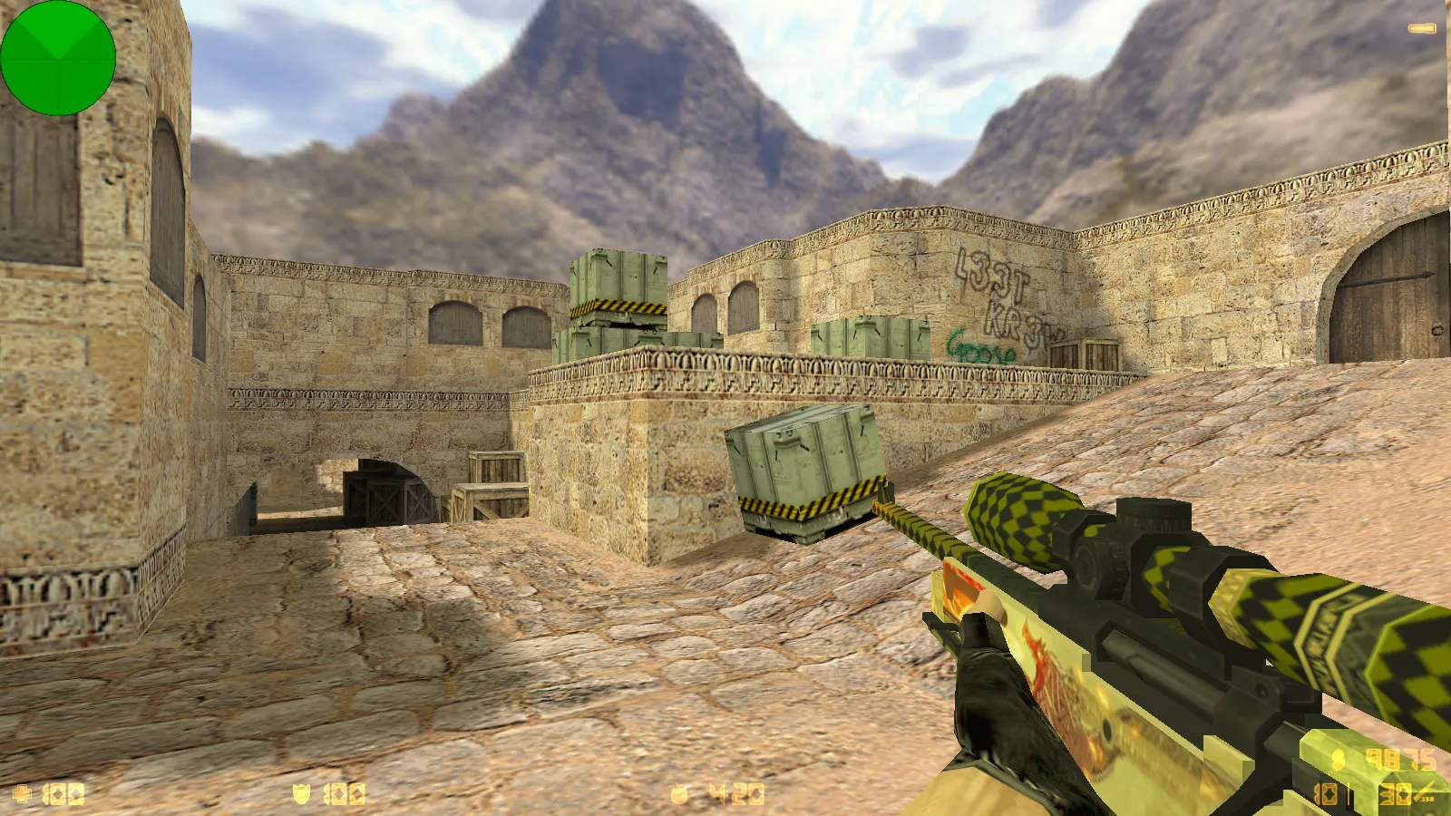 Скриншот  CS 1.6 от The Lore: блогерская сборка с 6 апгрейдами, скинами, темой меню, оптимизированным конфигом