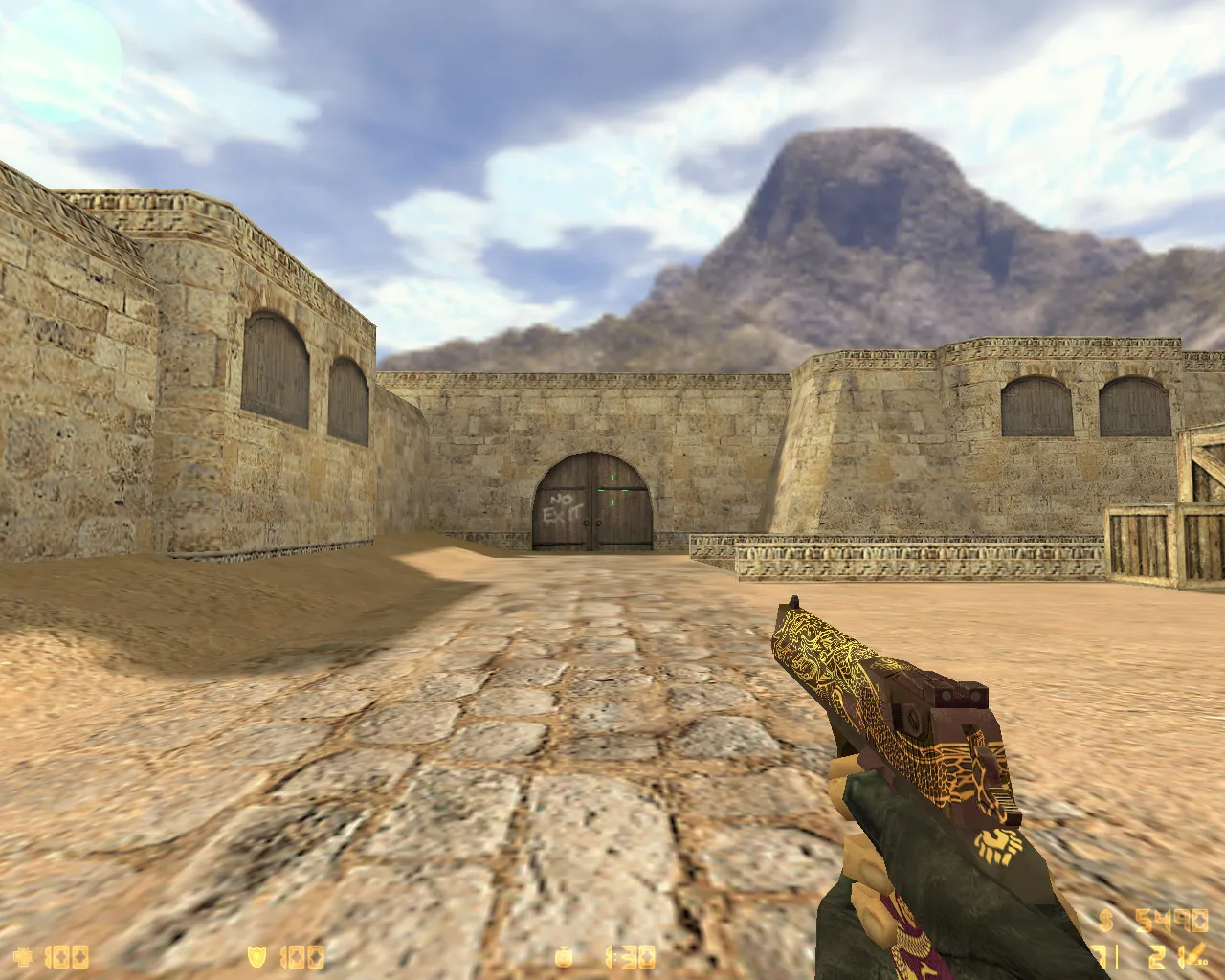 Скриншот  CS 1.6 от The Low: блогерская сборка с 10 скинами, темной темой меню и оптимизированным config.cfg