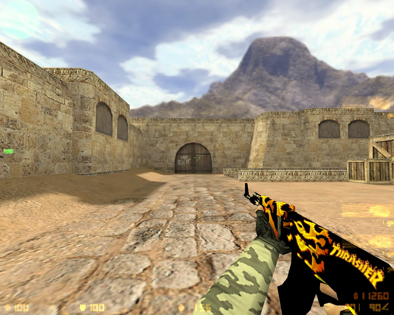 Скриншот CS 1.6 Thrasher — блогерская сборка с 11 skin’ами Thrasher, темным меню и оптимизированным конфигом