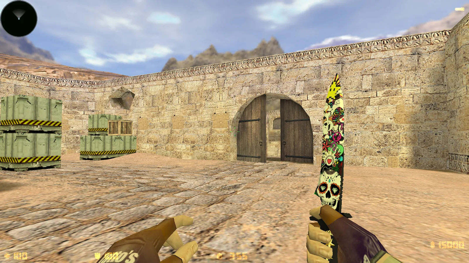 Скриншот CS 1.6 от TIGI Aleksandr: блогерская сборка с Dust2, скинами, звуками и оптимизированным конфигом