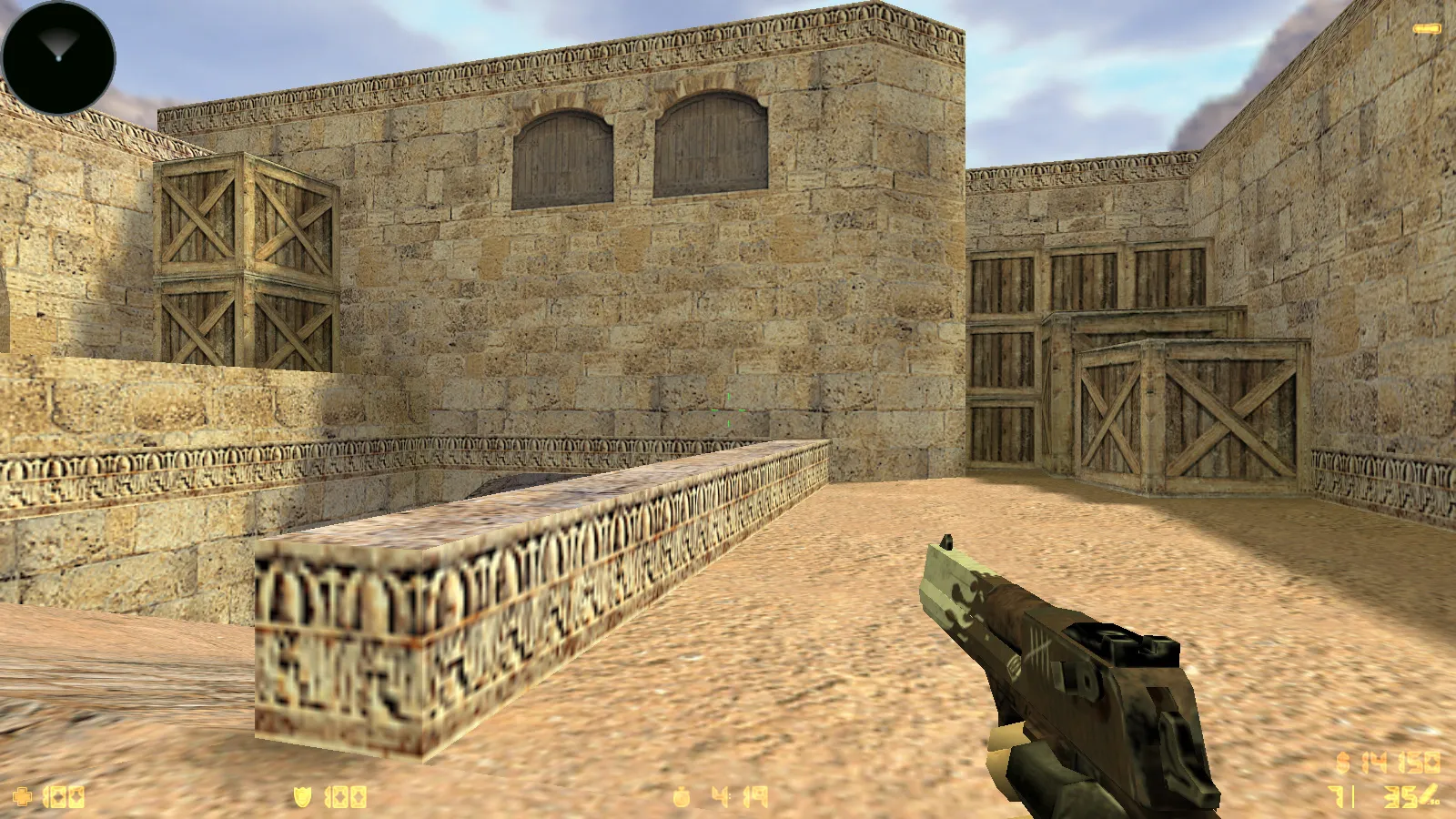 Скриншот  CS 1.6 от TIGI Aleksandr: блогерская сборка с Dust2, скинами, звуками и оптимизированным конфигом