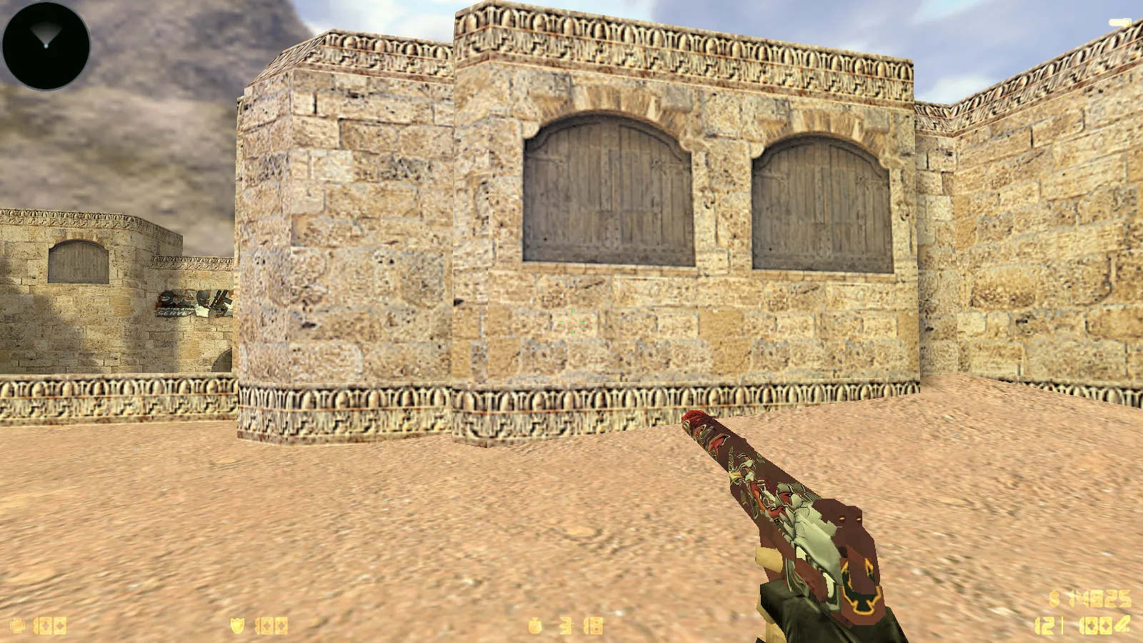 Скриншот  CS 1.6 от TIGI Aleksandr: блогерская сборка с Dust2, скинами, звуками и оптимизированным конфигом