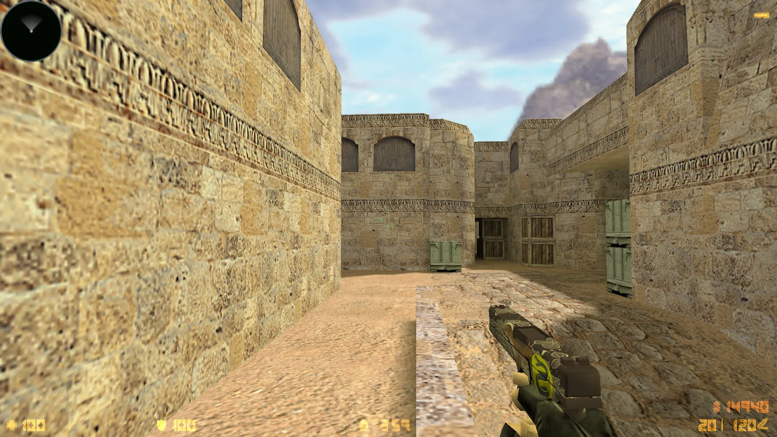 Скриншот  CS 1.6 от TIGI Aleksandr: блогерская сборка с Dust2, скинами, звуками и оптимизированным конфигом