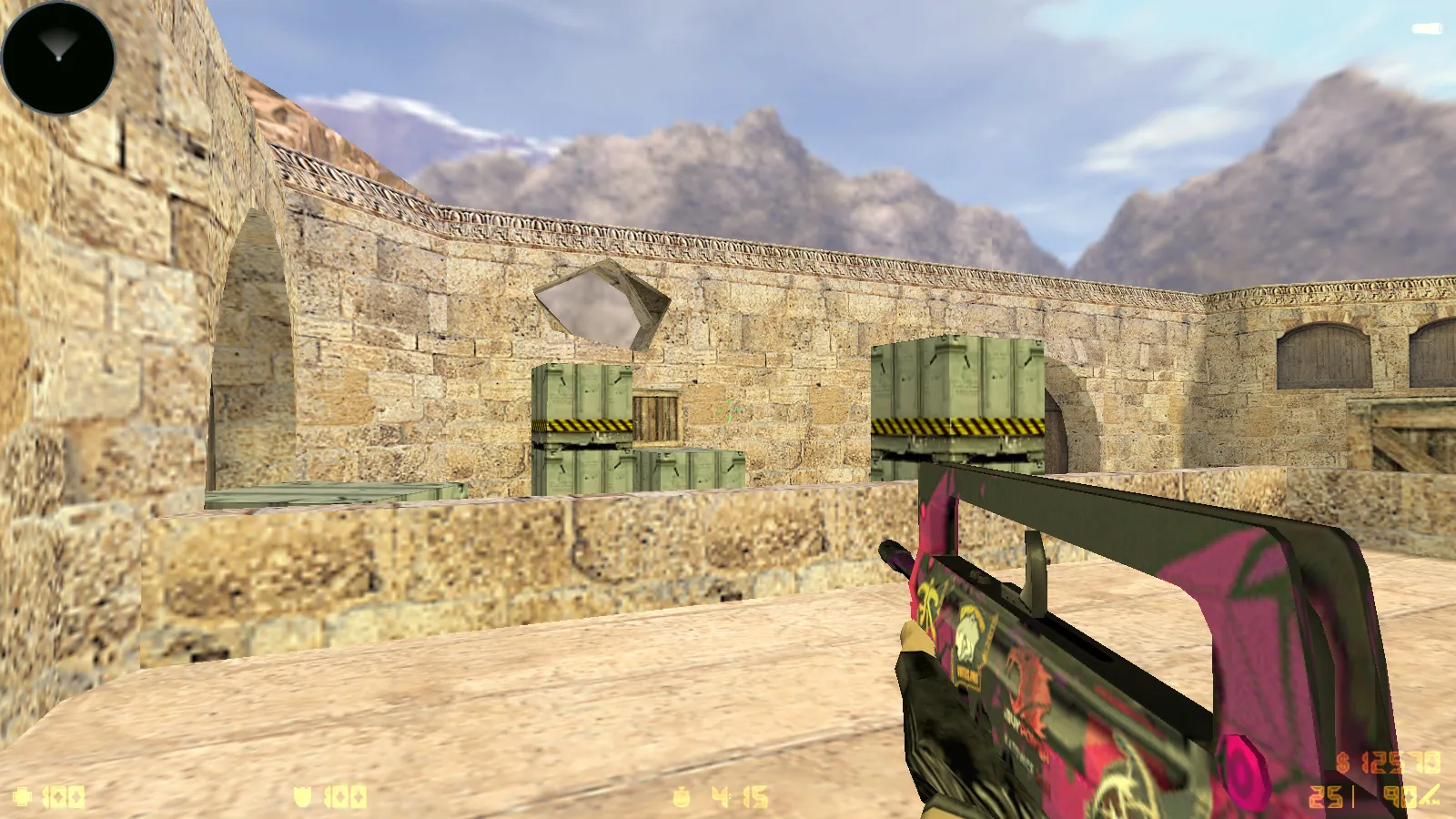 Скриншот  CS 1.6 от TIGI Aleksandr: блогерская сборка с Dust2, скинами, звуками и оптимизированным конфигом