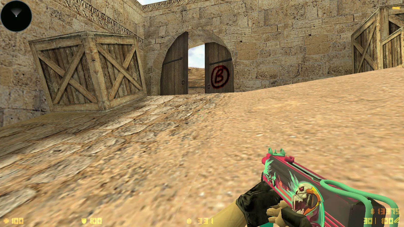 Скриншот  CS 1.6 от TIGI Aleksandr: блогерская сборка с Dust2, скинами, звуками и оптимизированным конфигом