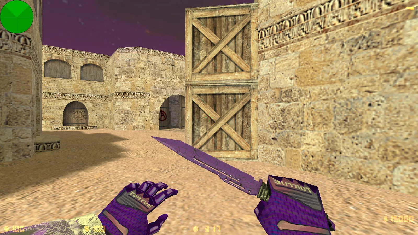 Скриншот CS 1.6 от TolyaBro Bart — сборка с 8 модами, CS2-скинами, темой меню, музыкой и оптимизированным конфигом