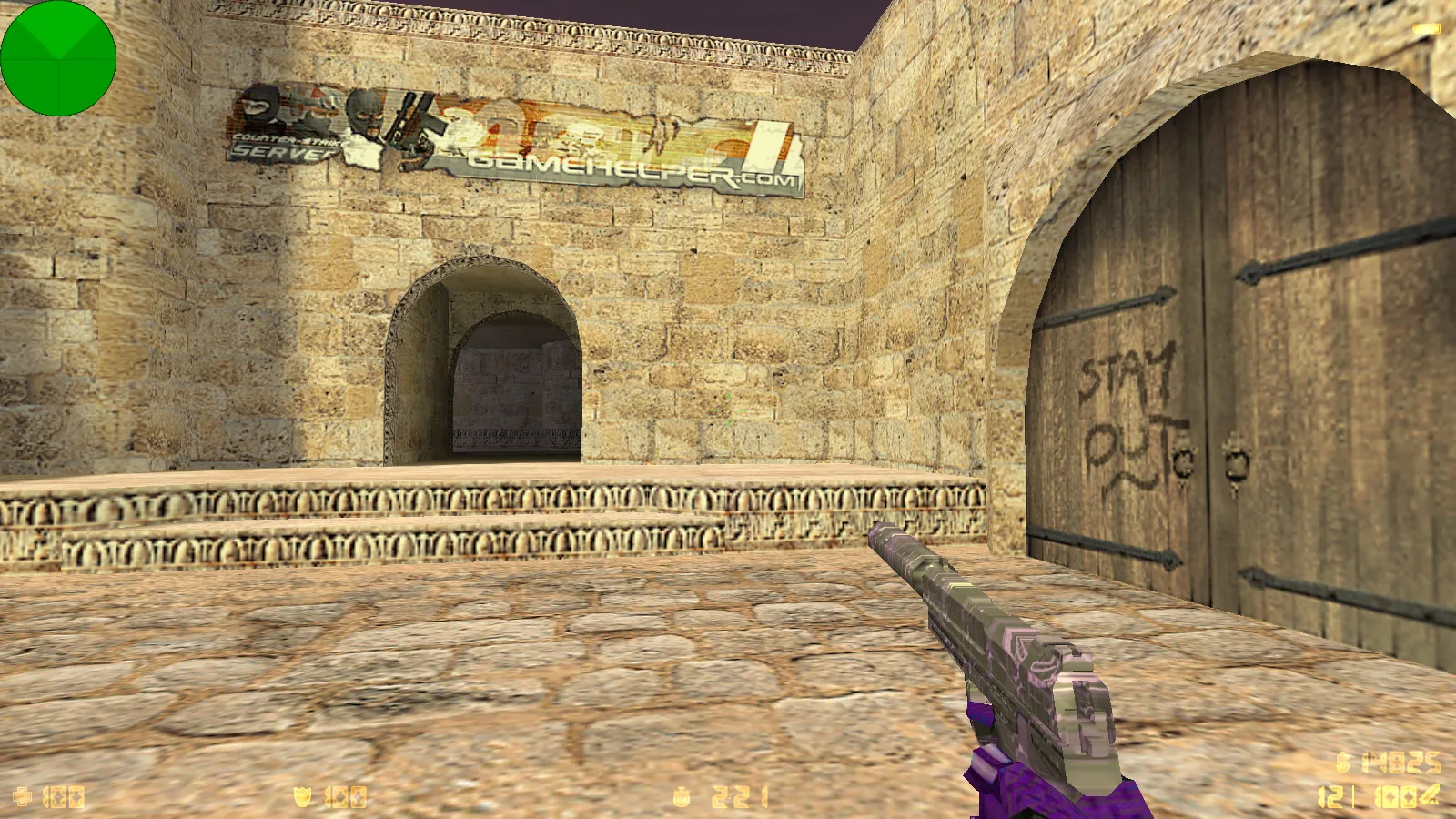 Скриншот  CS 1.6 от TolyaBro Bart — сборка с 8 модами, CS2-скинами, темой меню, музыкой и оптимизированным конфигом