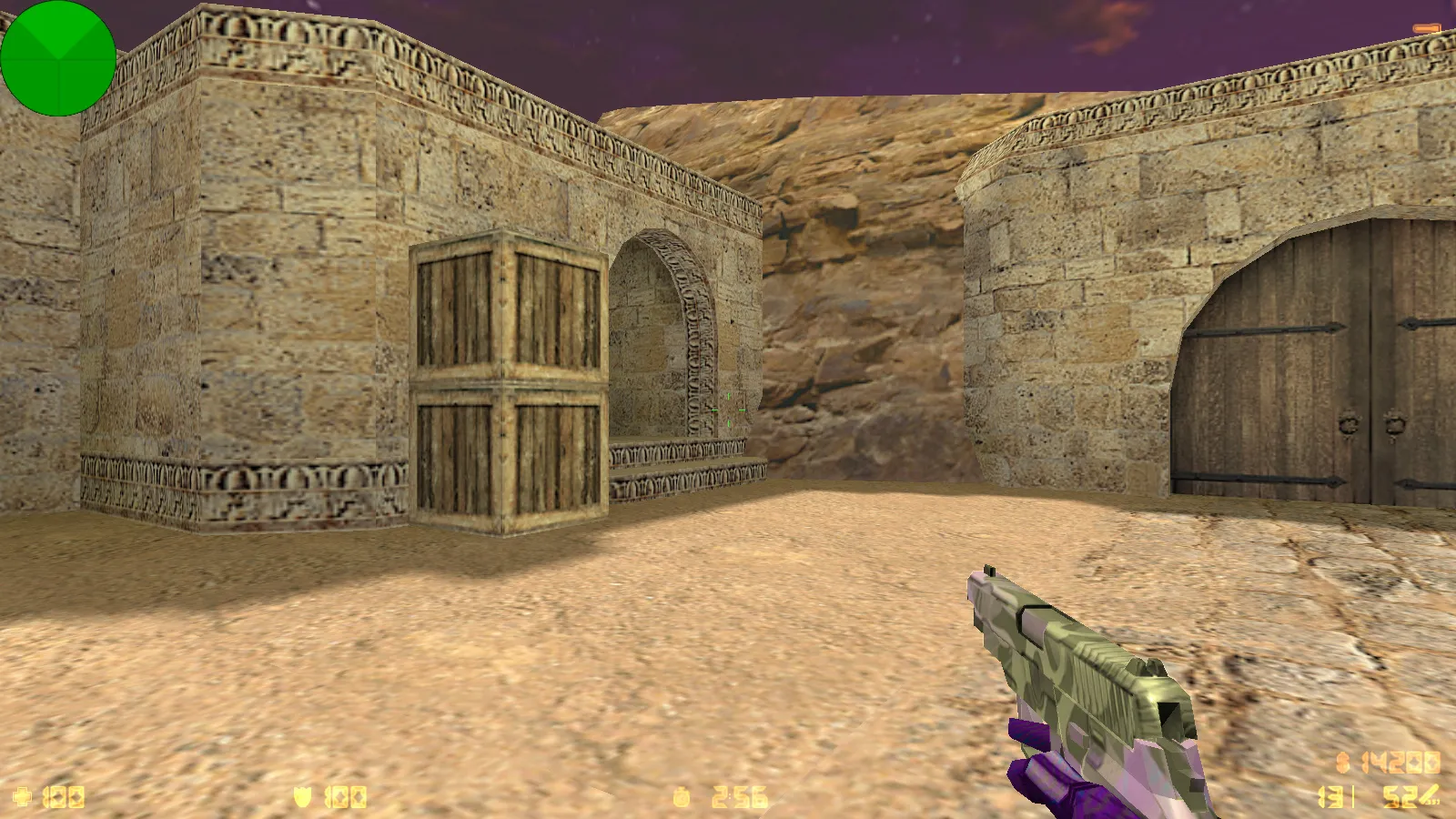 Скриншот  CS 1.6 от TolyaBro Bart — сборка с 8 модами, CS2-скинами, темой меню, музыкой и оптимизированным конфигом