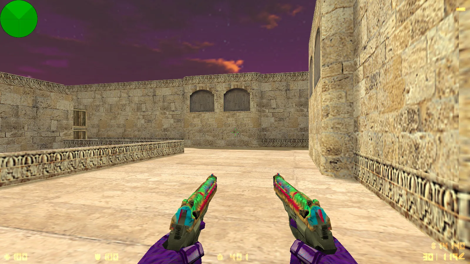 Скриншот  CS 1.6 от TolyaBro Bart — сборка с 8 модами, CS2-скинами, темой меню, музыкой и оптимизированным конфигом